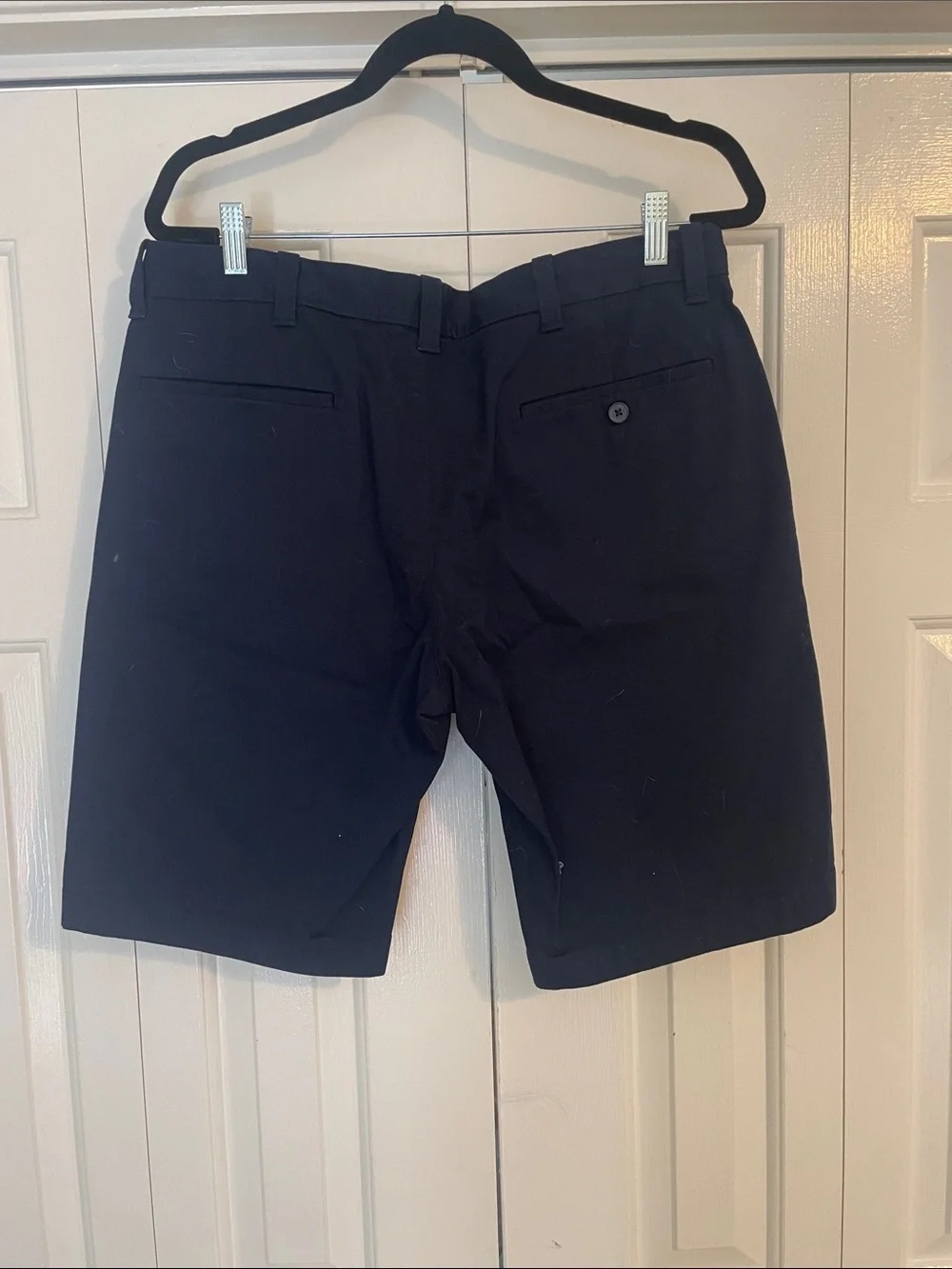 J. Crew Men's Navy Flat-Front Chino Shorts